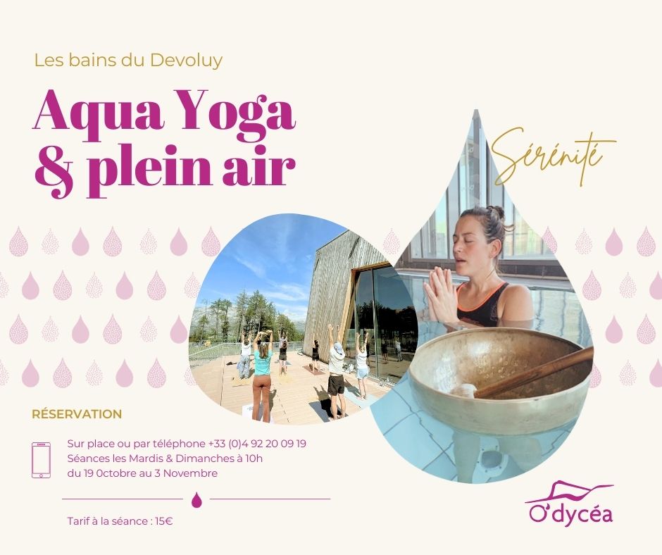 Aqua Yoga et plein air